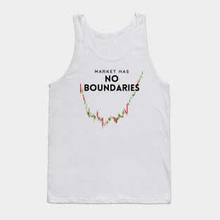 Market Has No Boundaries (Black) Tank Top